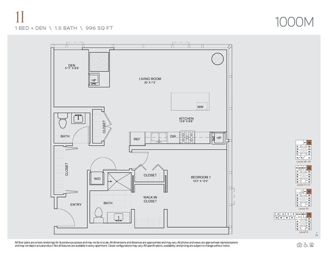 Floorplan - 1000M