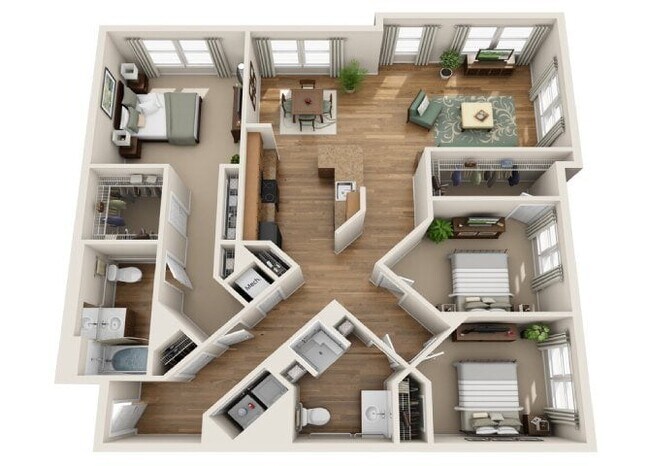 Floorplan - Summerfield At Morgan Metro Apartments