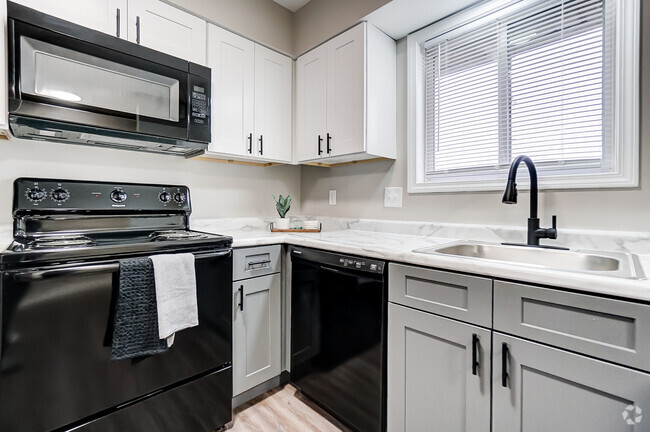 2 Bed | 1 Bath Kitchen - Black Pine Flats