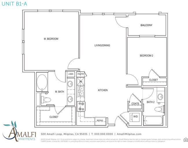 Floorplan - Amalfi Apartments