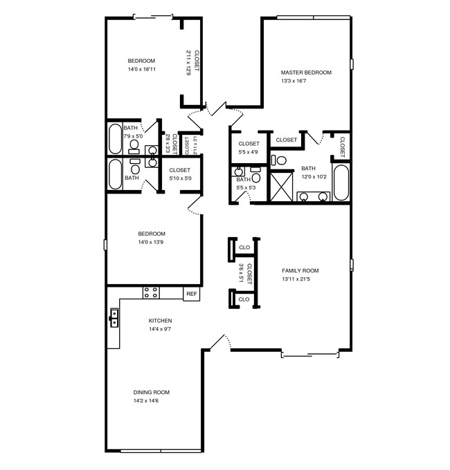 Floorplan - 2404-14 W Cortland