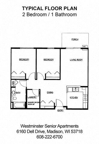 Floorplan - Westminster Senior Apartments