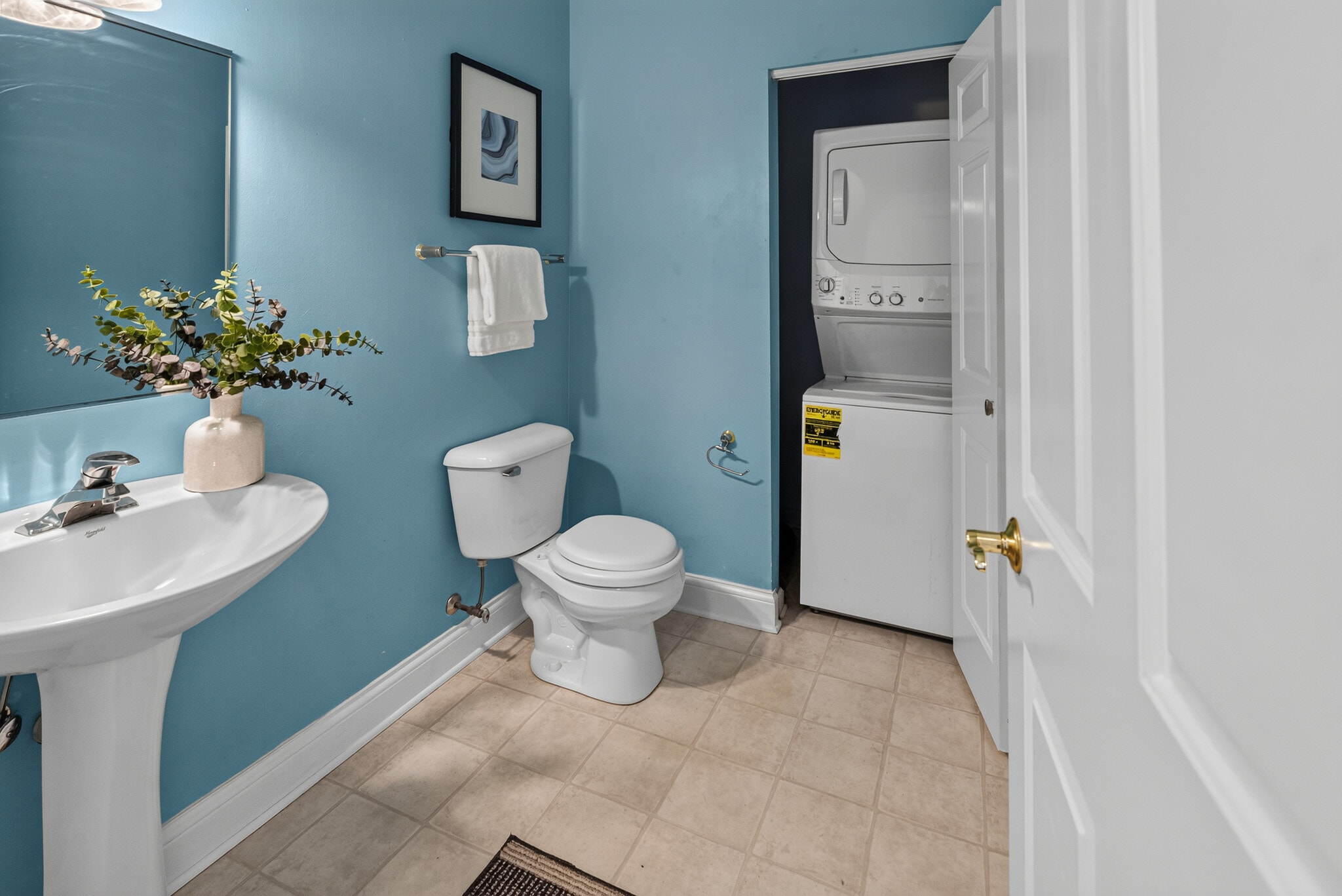 First floor half bathroom and laundry - 1920 N Farwell Ave