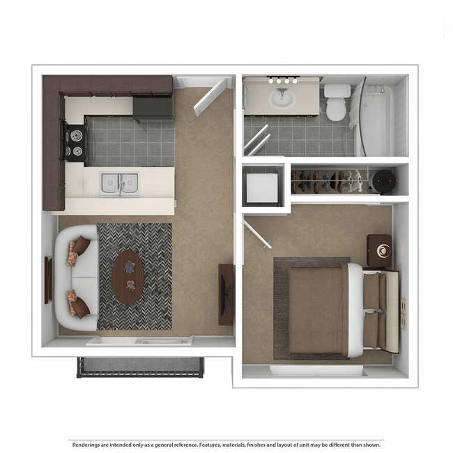 Floorplan - Louis York Apartments