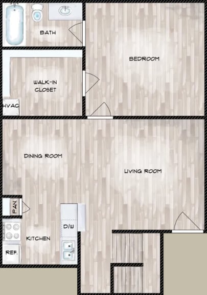 Floorplan - Ashley Square Apartments