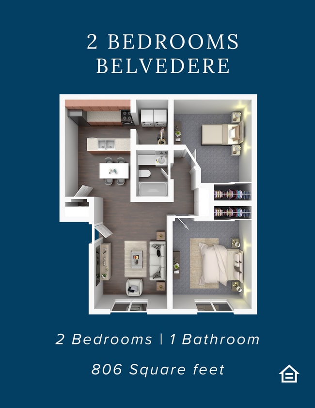 2BD Belv.png - Brown School Station