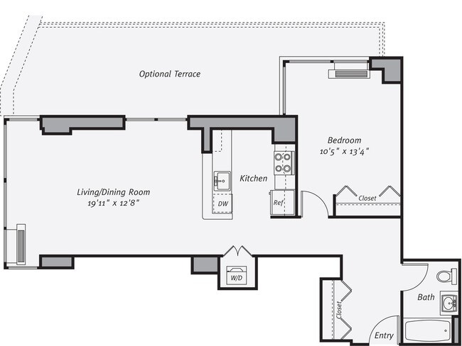 Floorplan - Avalon Riverview South Tower
