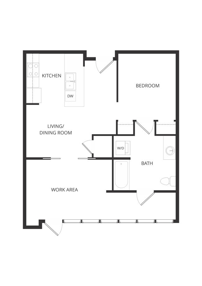 Floorplan - Frederick Lofts