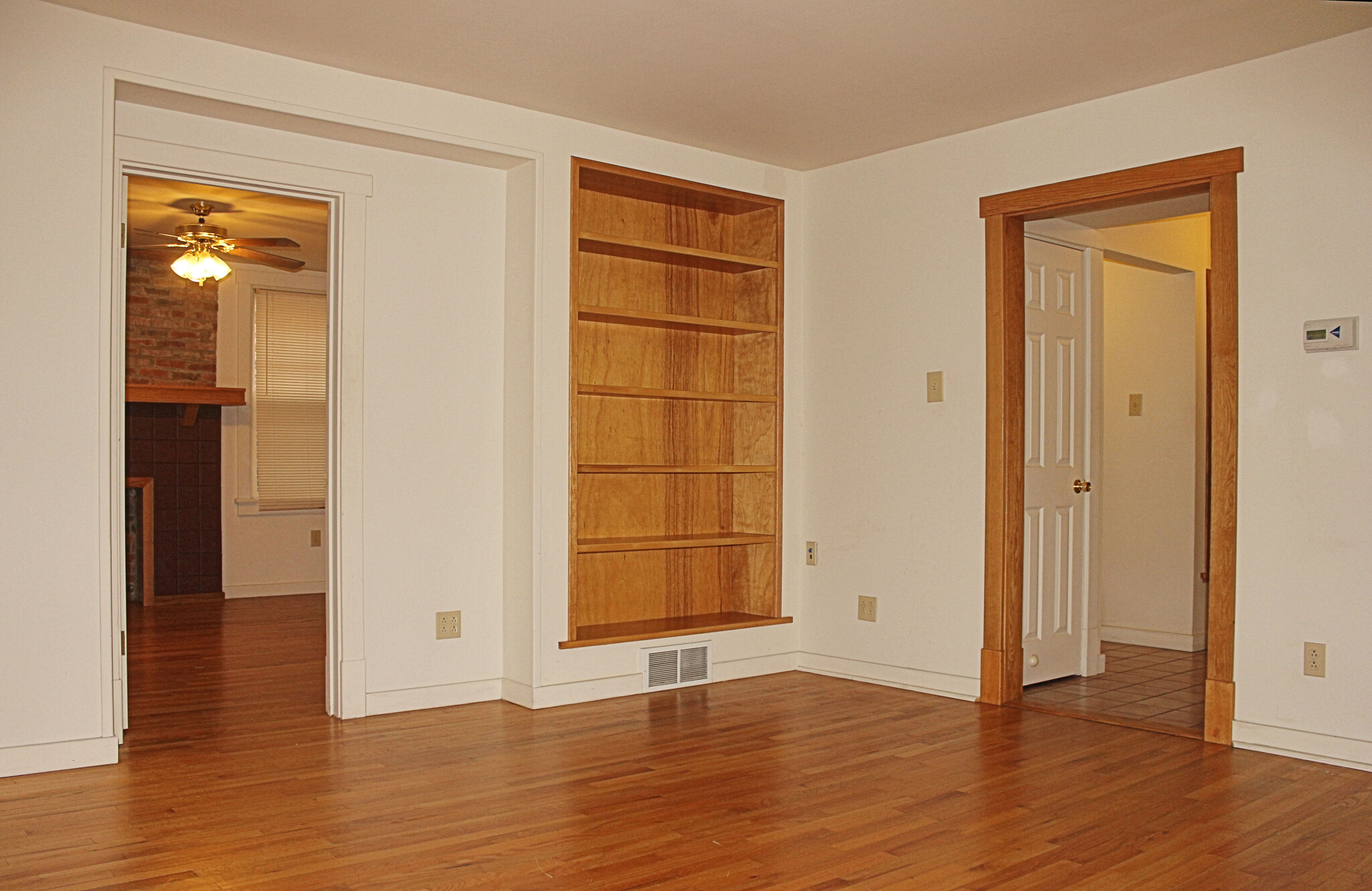 LR bookcase, hallway entry (Northwest) - 5840 Alderson St