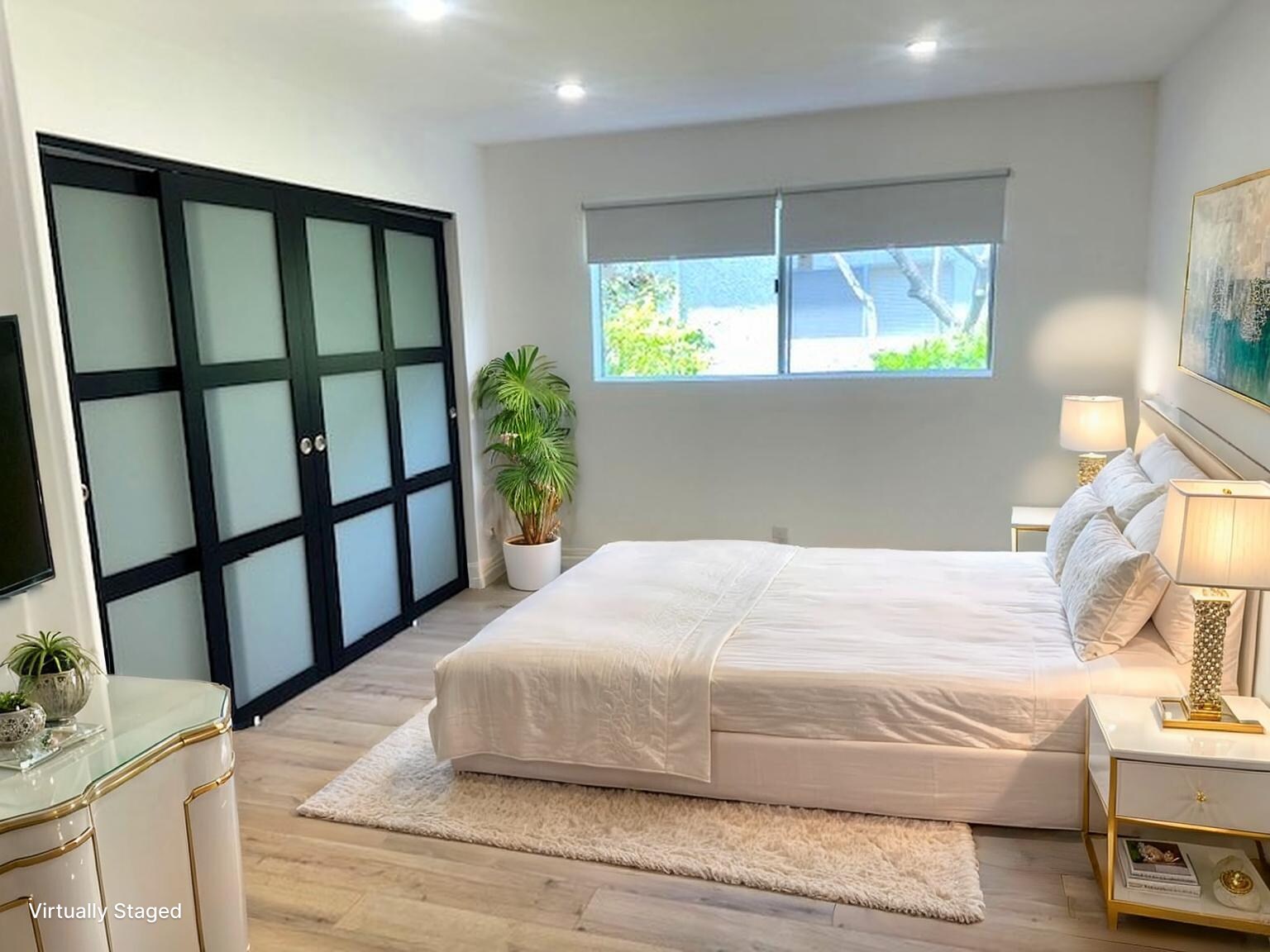 vertually staged bedroom#1 - 11645 Montana Ave