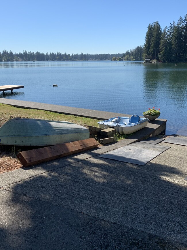 Private boat ramp on this property - 15501 Spanaway Loop Rd S