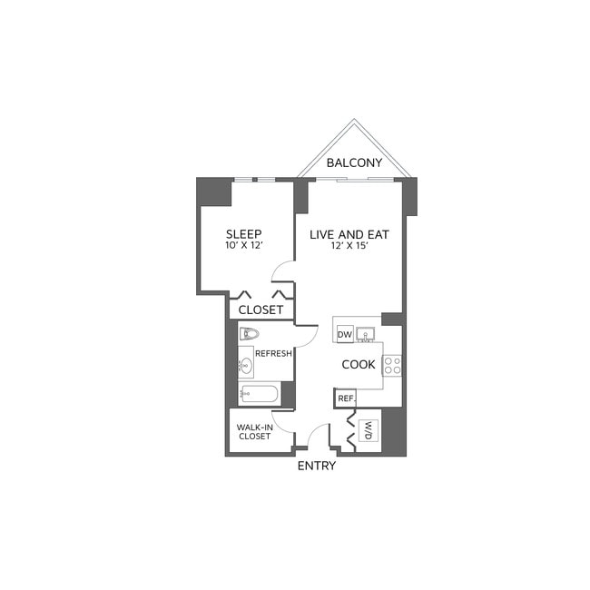 Floorplan - Left Bank