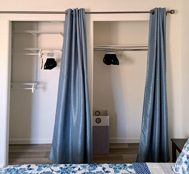 plenty of closet space in both spacious bedrooms - 1966 Goldsmith Ln