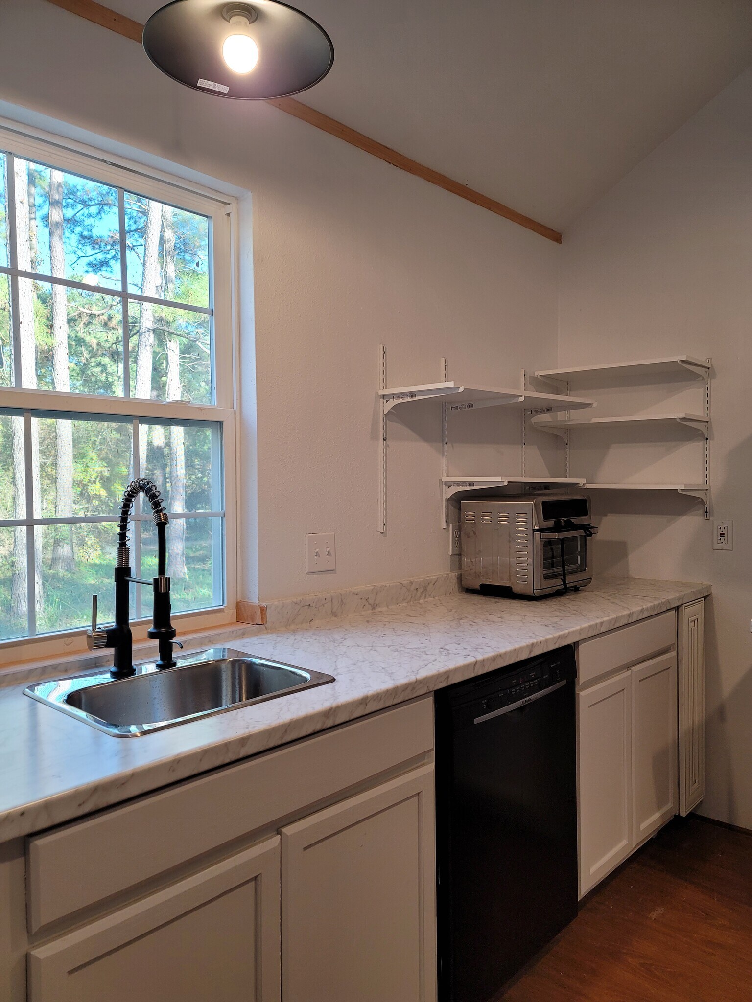 kitchen window, shelves, more - 23806 Brushy Woods St