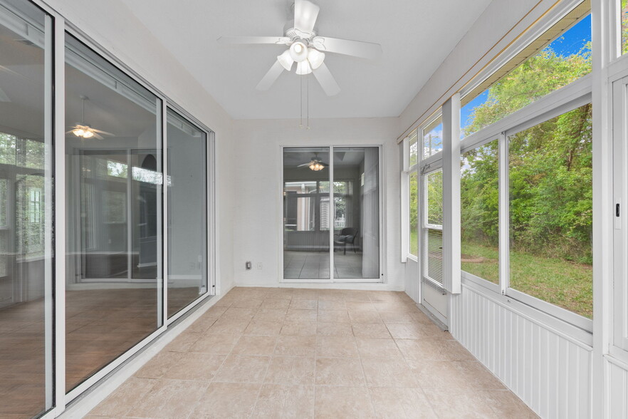 Screened Sun Room with glass windows - 800 Crestwood Dr