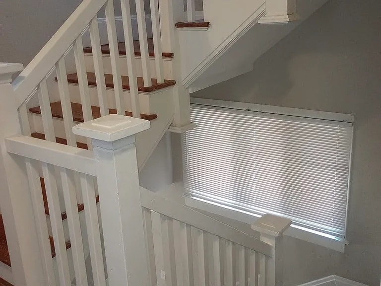 View from 2nd floor of unit going down stairs - 816 Westover Ave