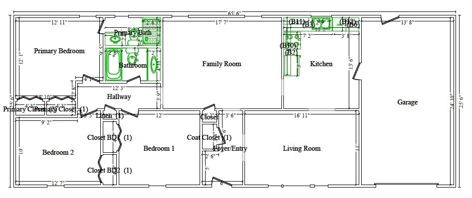 Floor Plan - 3908 Devenwood Ave
