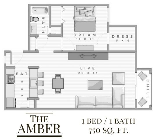 Floorplan - Flats on Youree Apartments