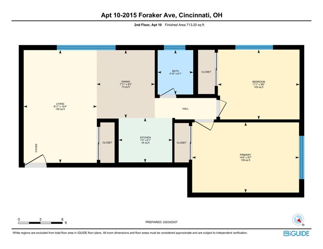 2x1 Floorplan - Units 3,6,10 - Foraker & Section