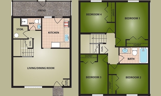 4BR/1.5BA - Gwynne Village
