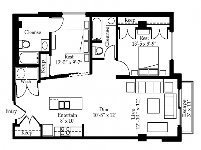 Floorplan - The Marquee at Belle Meade