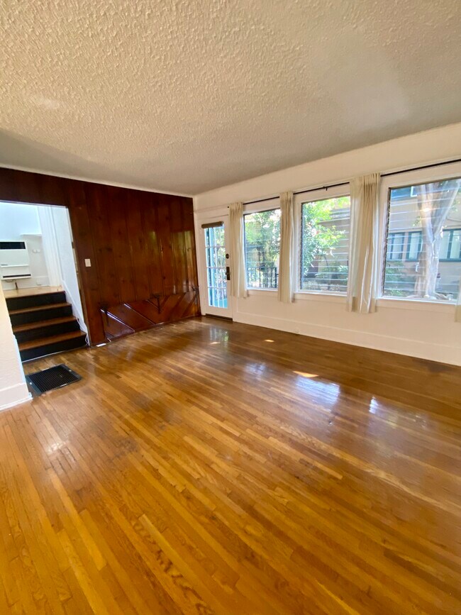 Living Room with hardwood floors - 7270 1/2 Fountain Ave