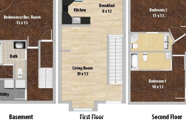 A3 floor plan - HarborTown Villas