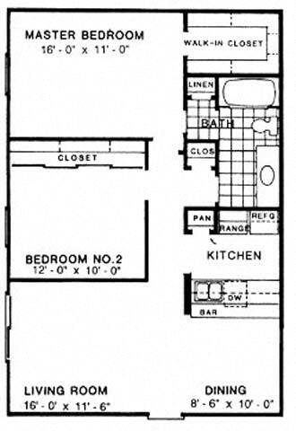 Floorplan - Stone Forest Apartments