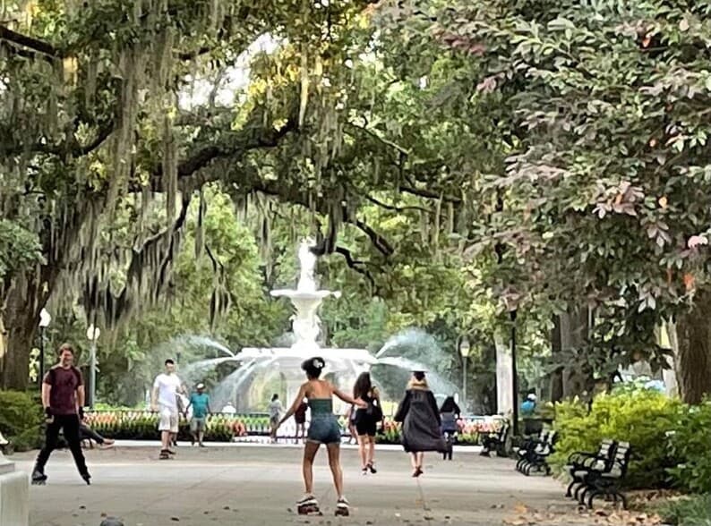 Forsyth Park a few blocks south - 540 E Taylor St