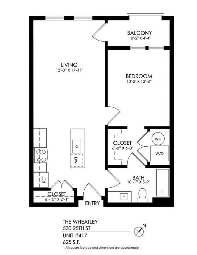 Floorplan - The Wheatley Flats