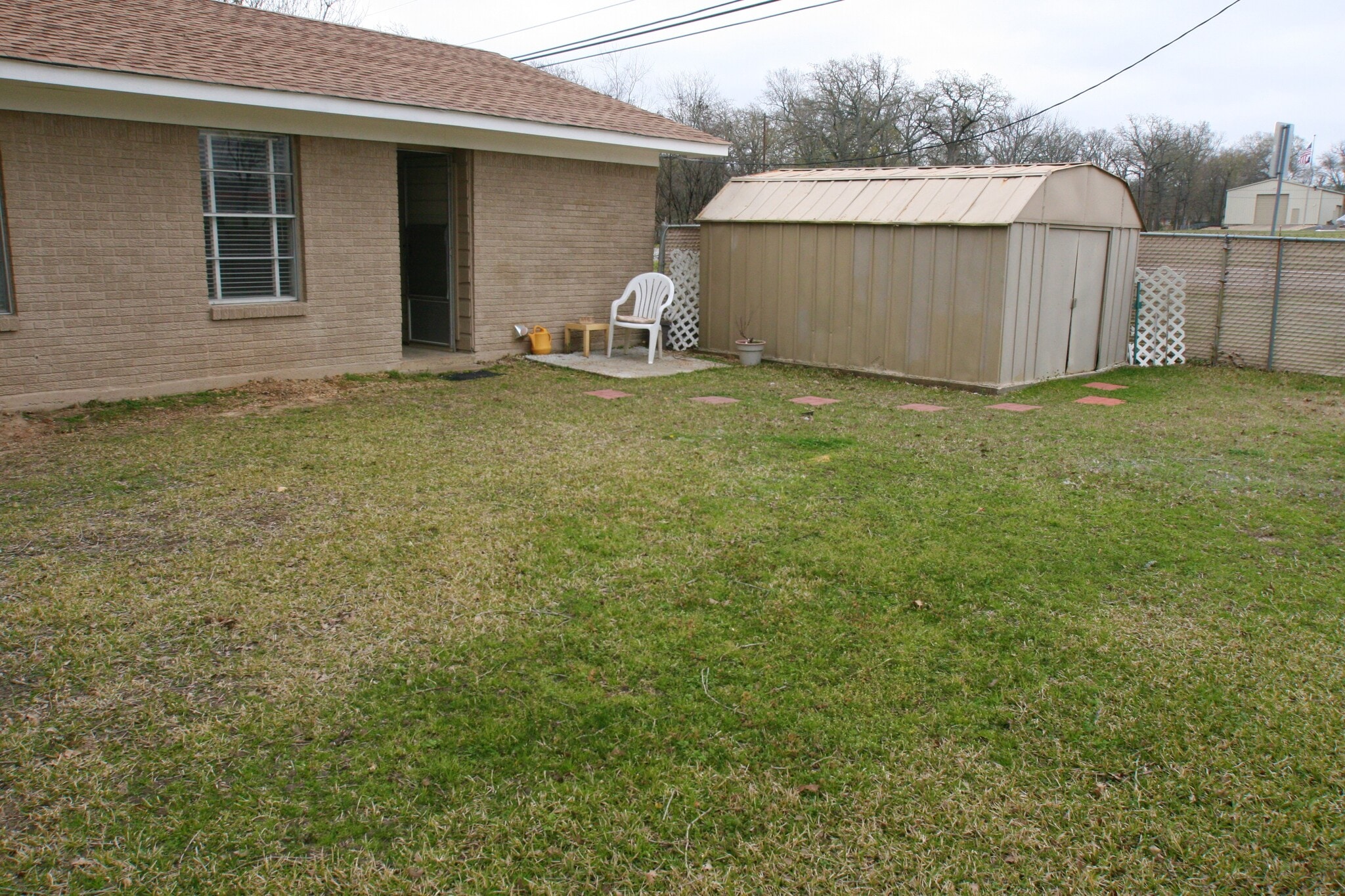 Backyard - 503 Hilliard Dr