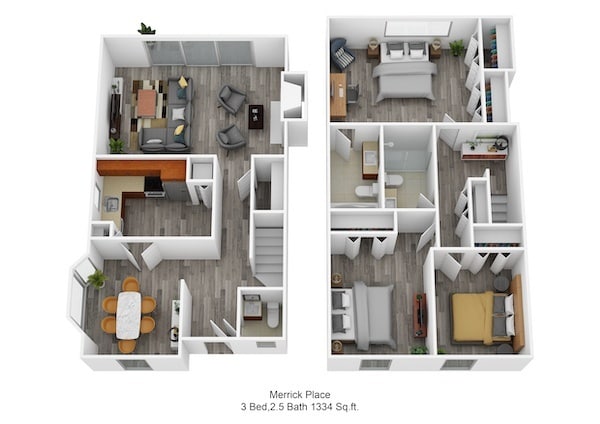 Floorplan - Merrick Place