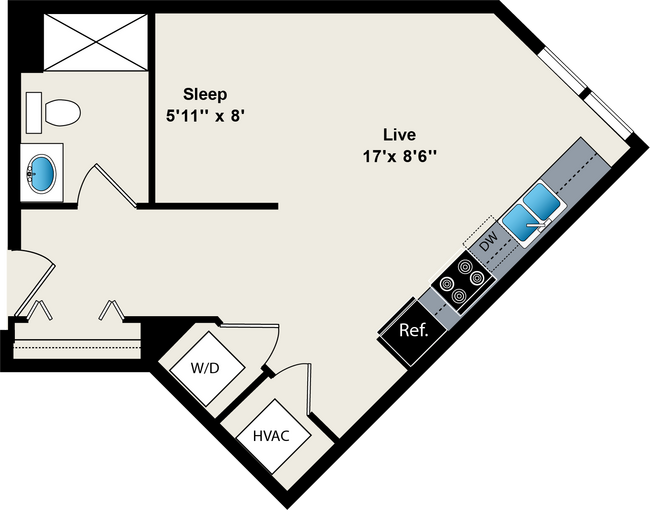 Floorplan - Reside on Green Street