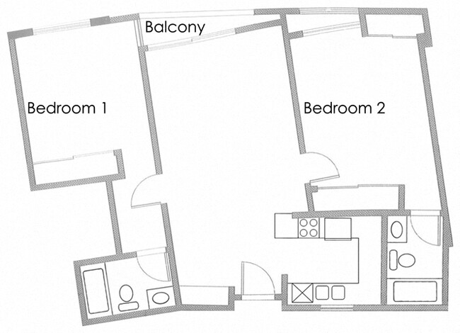 Floorplan - Park Rochester Apartments