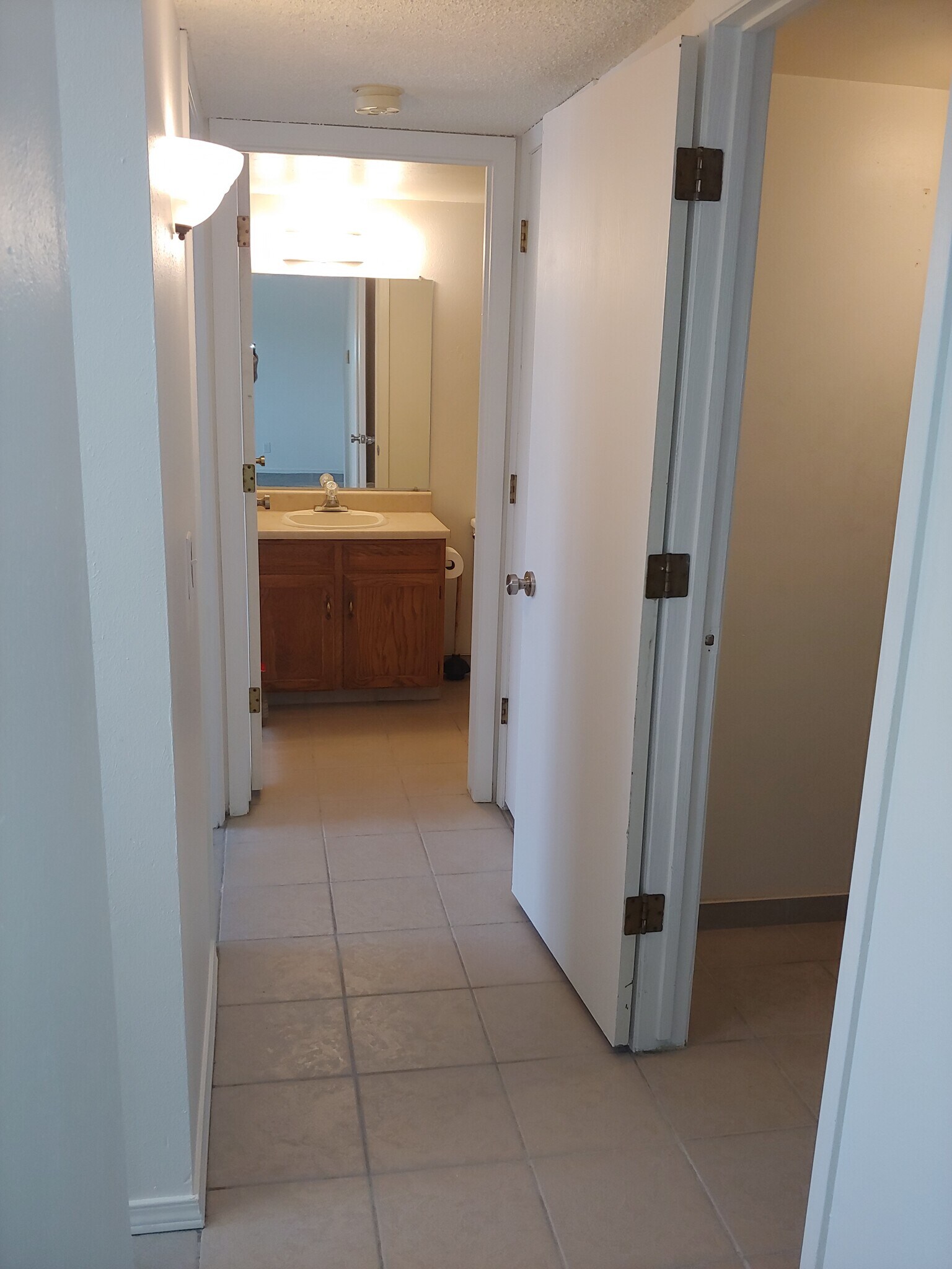 View Down Hallway towards Bathroom - 17652 E Loyola Dr