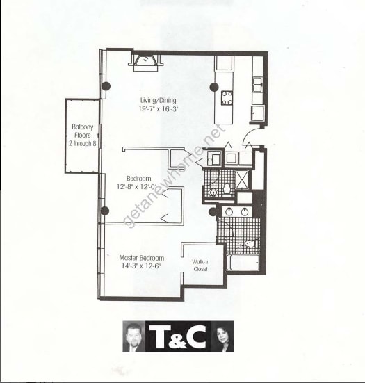 2BR/2BA - Metropolitan Place