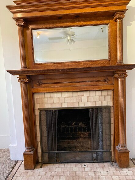 Fireplace - 1211 Buena Vista St