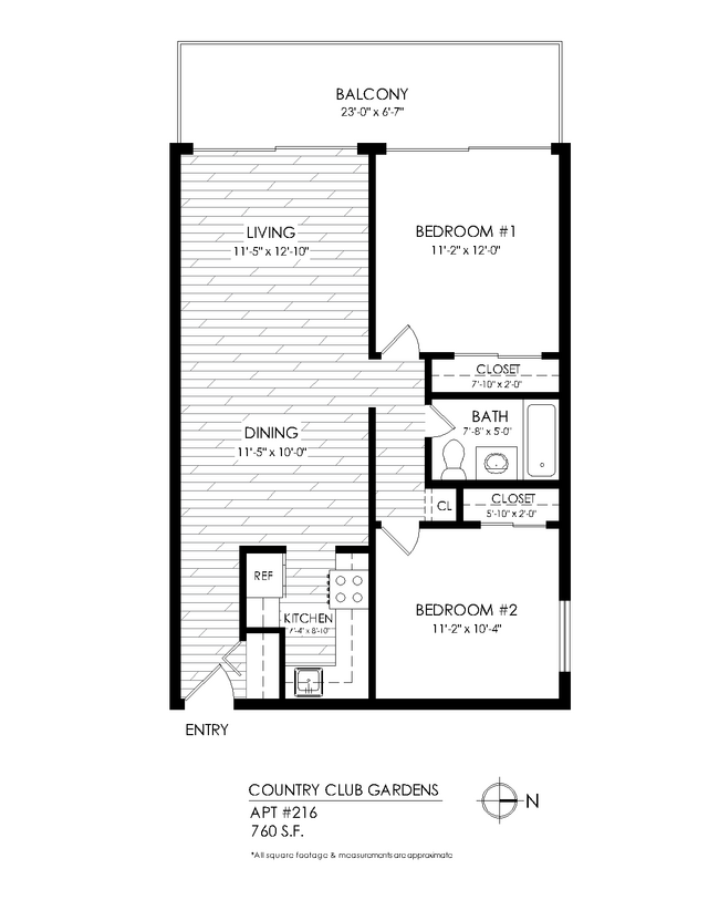 Floorplan - Country Club Gardens