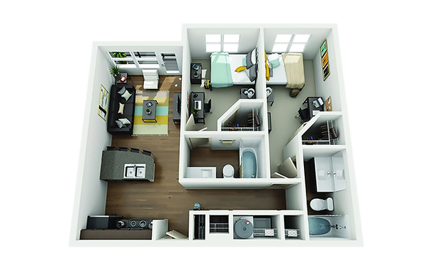 B3-33-North-Apartments-Denton-TX - The Lorimer
