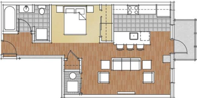 1BR/1BA - e5w Building