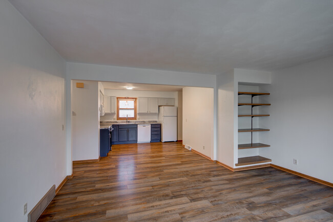 View into kitchen from living room - 2124 Purvis Ave