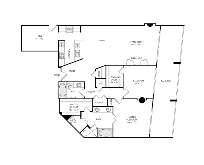 Floorplan - The Heights at Park Lane