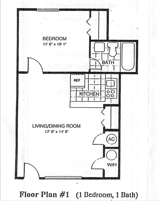 Floorplan - South Campus Apartments