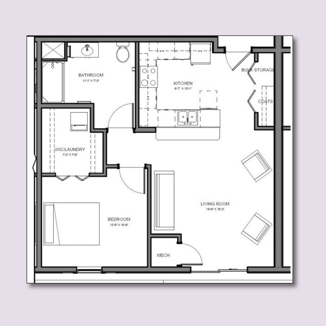 Floorplan - Anthony Place Senior Apartments