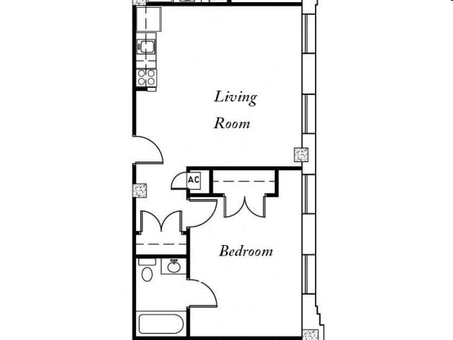 1BR/1BA - Flint Goodridge