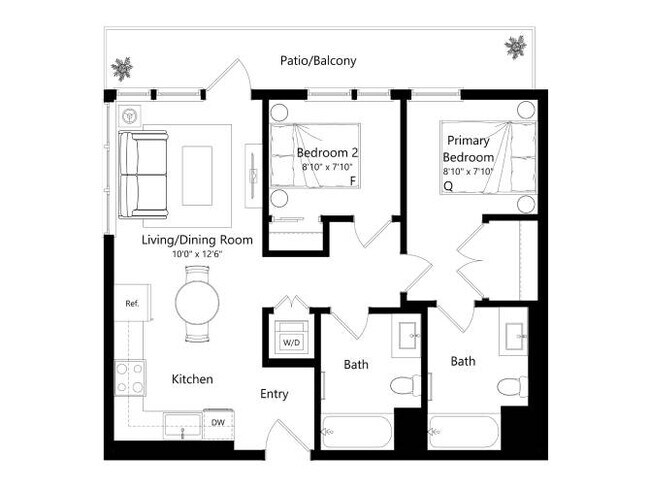 Floorplan - Lincoln/Broadway