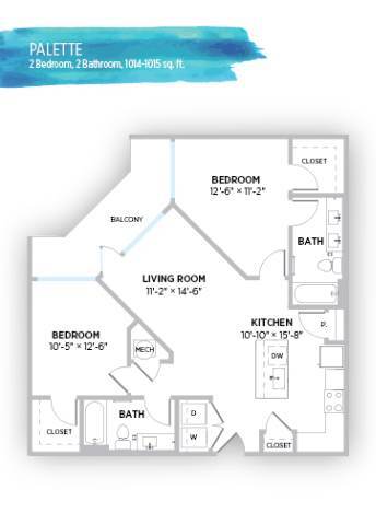 Floorplan - Gallerie Apartments