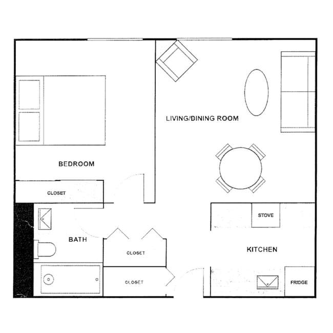 Ashland Manor 1 Bed 1 Bath - Ashland Manor 55+