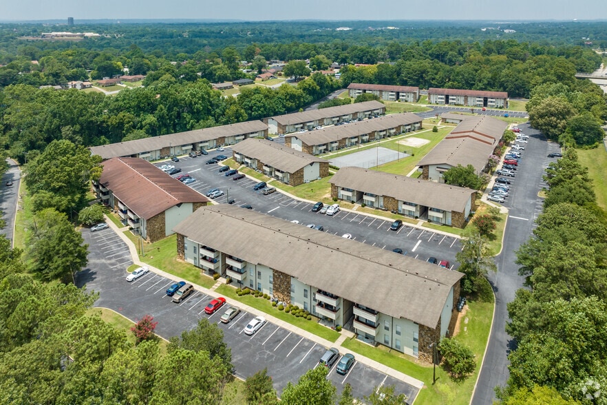 Aerial view - The Lodge Apartments