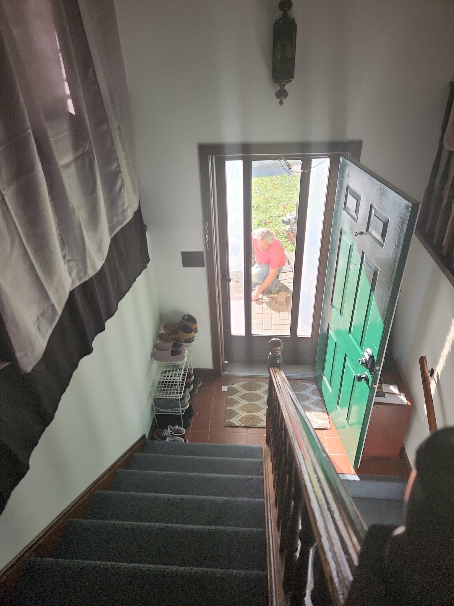 View from top of stairs - 2116 Thaler Ave